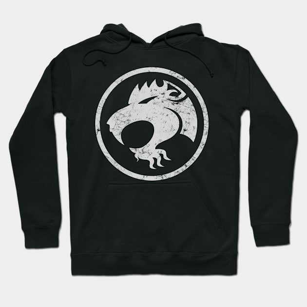 Saber-Tooth Dragon Icon Hoodie by Hanzo